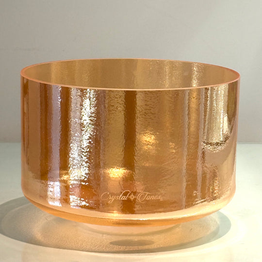 9" C#+20 Great Salt Lake Salt, Grandmother 160963 Crystal Tones® Alchemy Crystal Singing Bowl