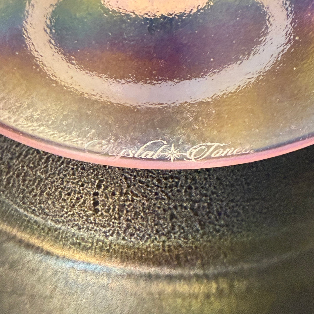 8" F-10 Violet Flame Aura 156119 Crystal Tones® Alchemy Crystal Singing Bowl