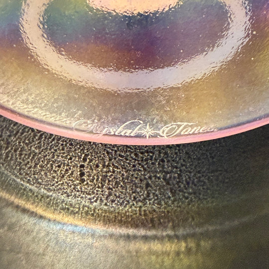 8" F-10 Violet Flame Aura 156119 Crystal Tones® Alchemy Crystal Singing Bowl