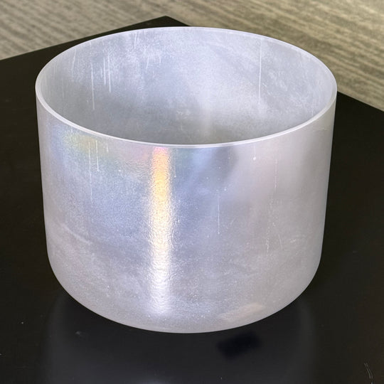 9" A#-10 Dead Sea Salt, Palladium Bowl 105501 Crystal Tones®