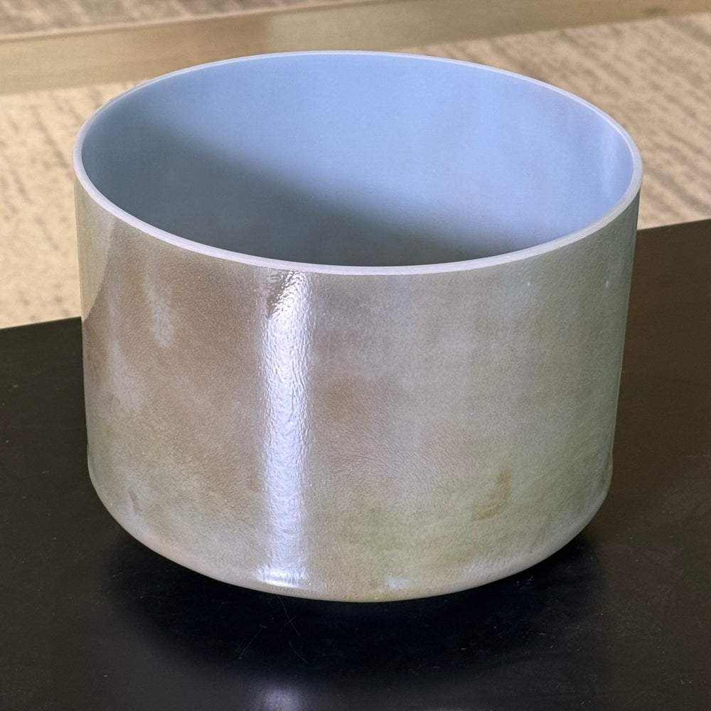 9" D-45 Mt. Shasta Serpentine, Palladium 89807 Crystal Tones® Alchemy Crystal Singing Bowl
