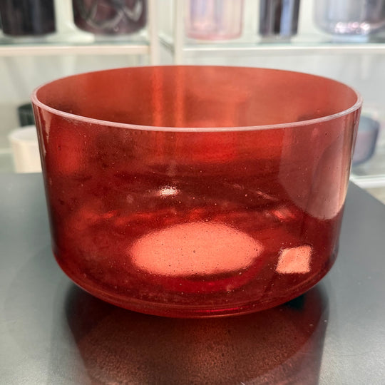 9" D+25 Ruby 160555 Crystal Tones® Alchemy Crystal Singing Bowl