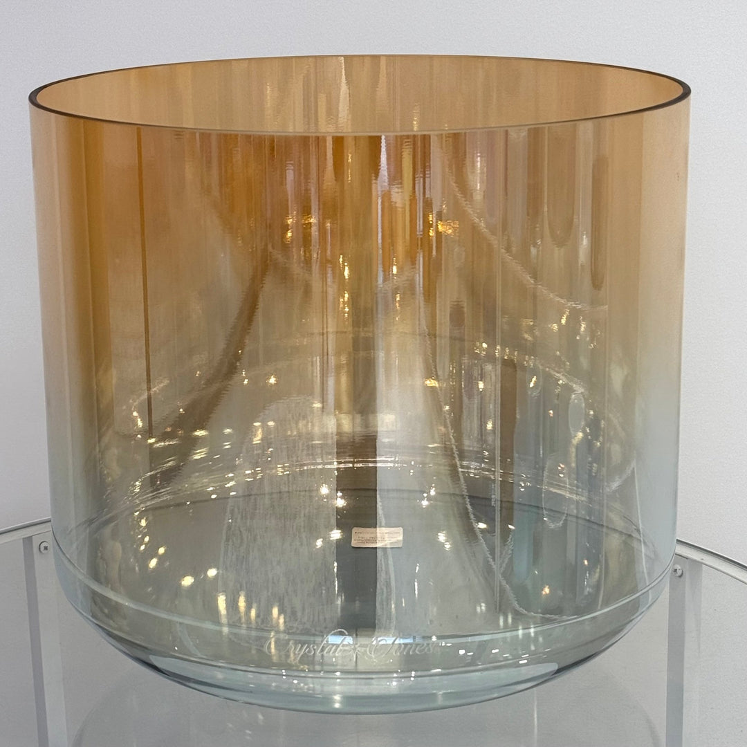 16" G+40 Supergrade Bowl Grandmother, Androgynous Indium (Base) Tall 132874 Crystal Tones® Alchemy Crystal Singing Bowl - Sacred Sound of the Soul