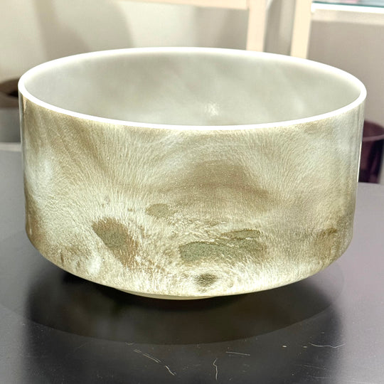 9" F-25 Itoigawa Jade 148252 Crystal Tones® Alchemy Crystal Singing Bowl