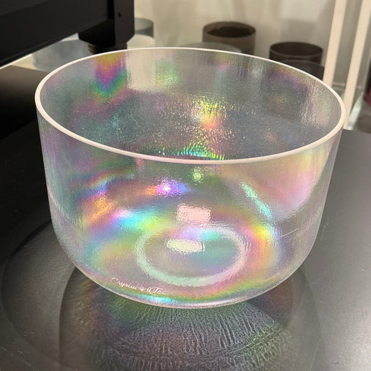 12" F#+45 Platinum 155267 Crystal Tones® Alchemy Crystal Singing Bowl