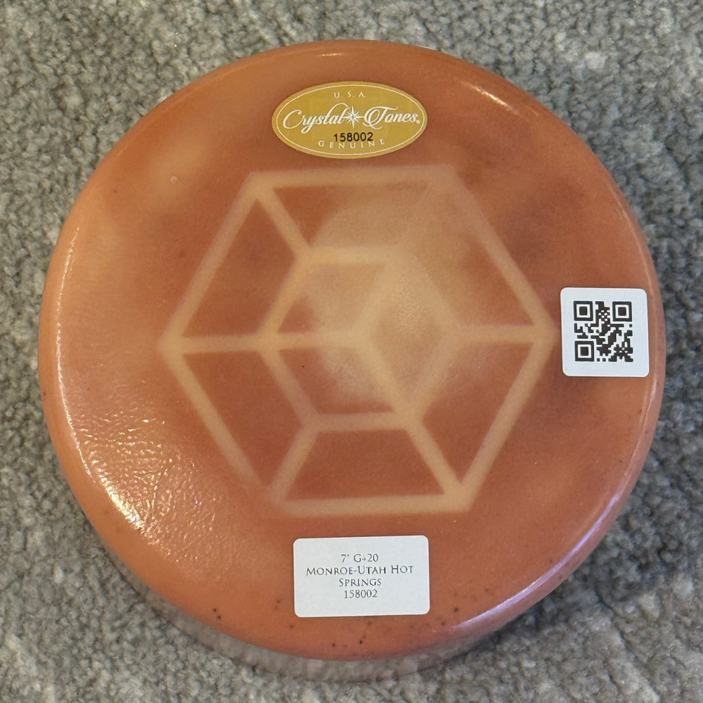 7" G+20 Monroe-Utah Hot Springs 158002 Crystal Tones® Alchemy Crystal Singing Bowl