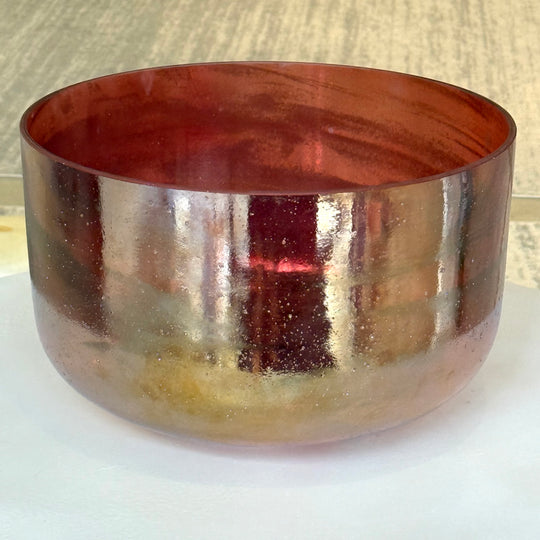 12" F+35 Ruby, Palladium 150961 Crystal Tones® Alchemy Crystal Singing Bowl