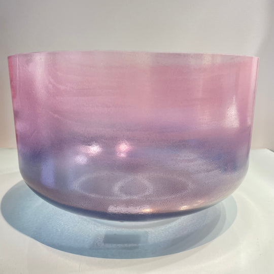 10" D+15 Sacred Feminine Kudaka Island Salt Pink Aura Gold Violet Aura Gold base 138934 Crystal Tones®