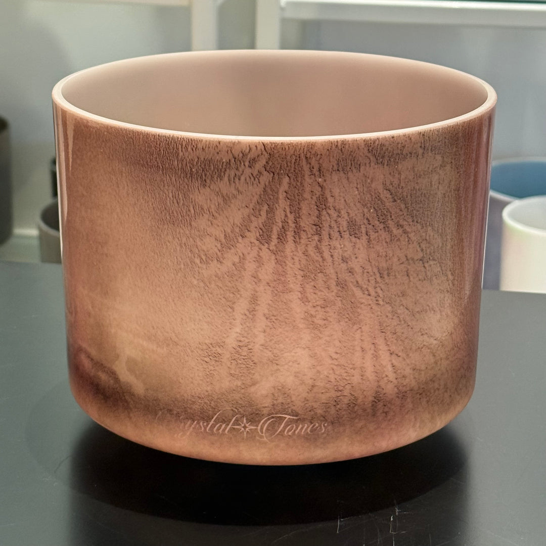 8" F#+35 Labradorite Bowl 133033 Crystal Tones® Alchemy Crystal Singing Bowl