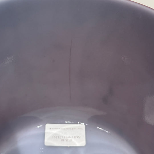 6" B-40 Amethyst 131353 Crystal Tones® Alchemy Crystal Singing Bowl