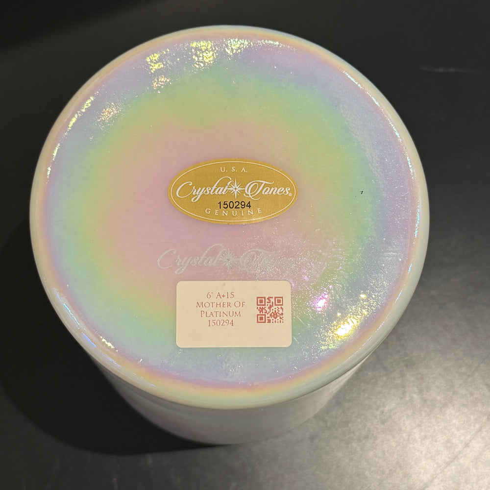 6" A+15 Mother Of Platinum 150294 Crystal Tones® Alchemy Crystal Singing Bowl