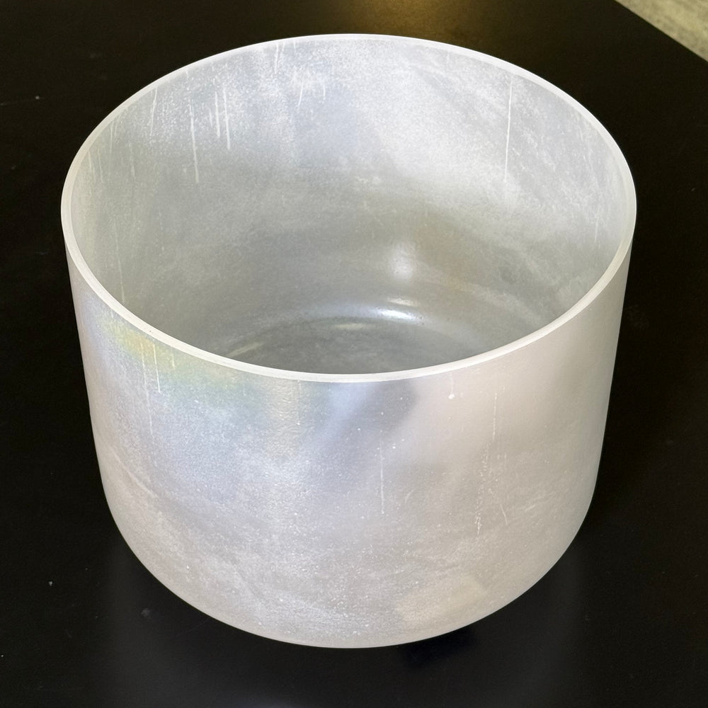 9" A#-10 Dead Sea Salt, Palladium Bowl 105501 Crystal Tones®