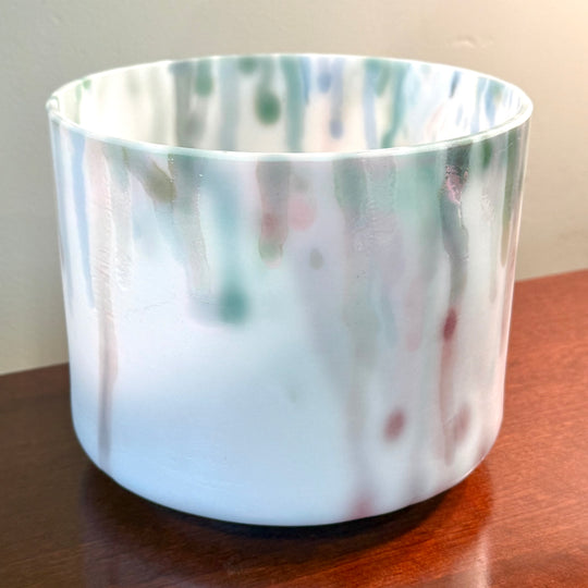 7" A+20 Abalone, Platinum 152723 Crystal Tones® Alchemy Crystal Singing Bowl