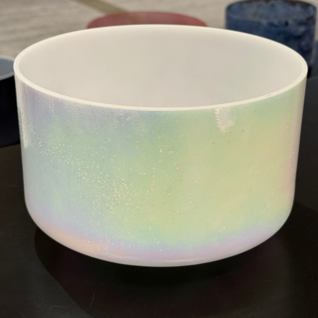 9" E+5 Mother Of Platinum 149237 Crystal Tones® Alchemy Crystal Singing Bowl