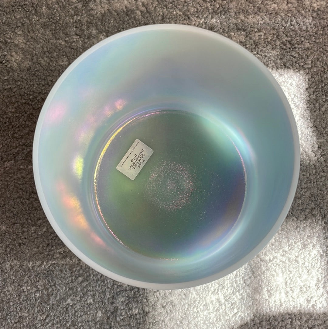 7" G#-5 Ocean Gold, platinum (inside) Bowl 117746 Crystal Tones®