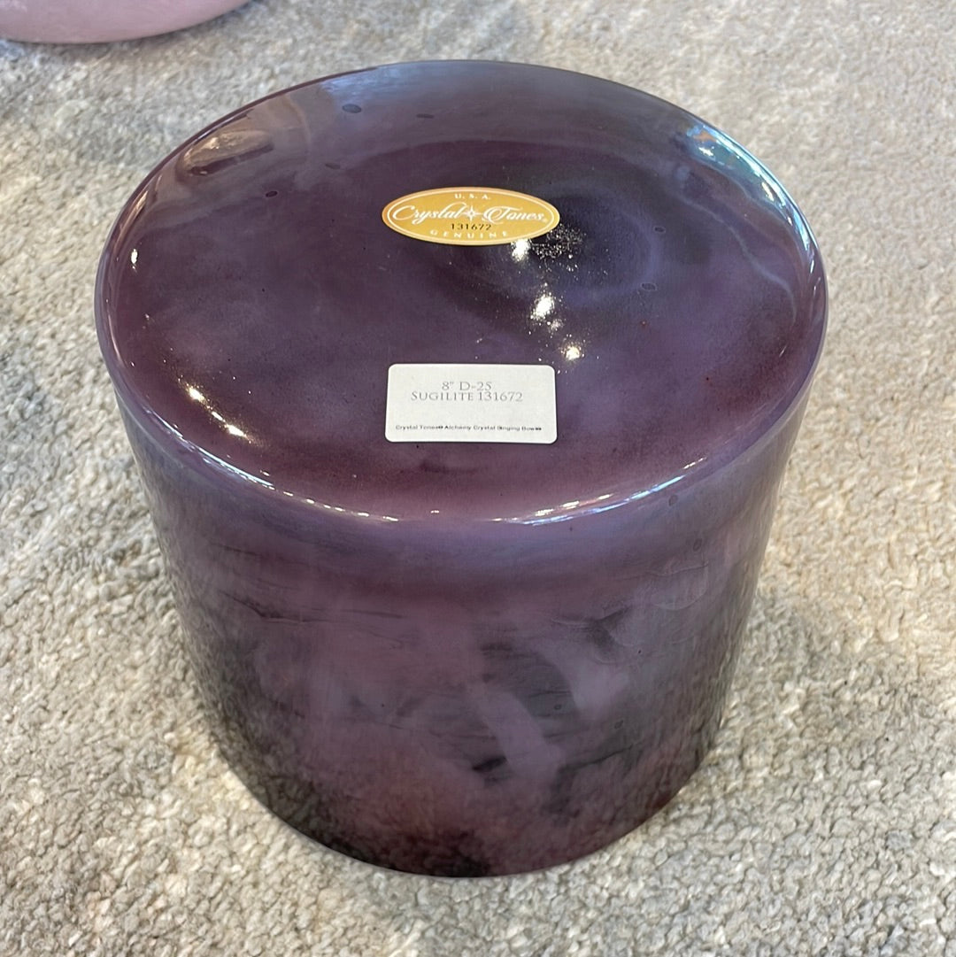 8" D-25 Sugilite Bowl 131672 Crystal Tones®