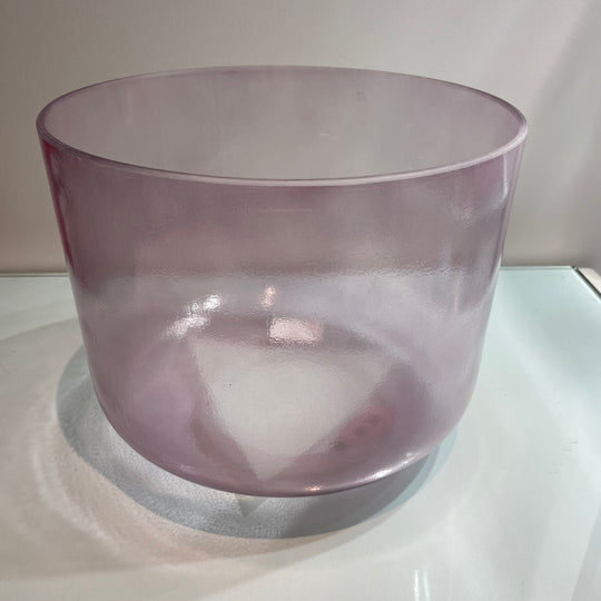 9" B+40 Apophyllite, Lavender Aura Gold Bowl 122871 Crystal Tones®