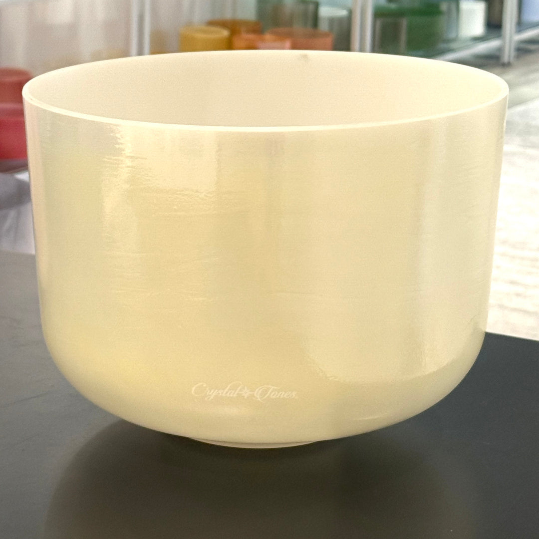 12" E-30 Lemon Angel Gold 155513 Crystal Tones® Alchemy Crystal Singing Bowl