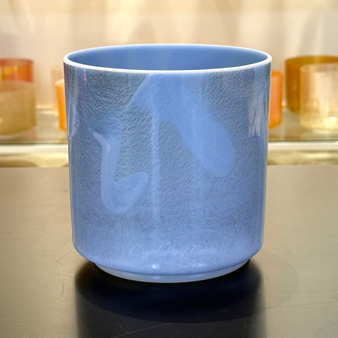 6" A-15 Larimar 132066 Crystal Tones® Alchemy Crystal Singing Bowl - Sacred Sound of the Soul