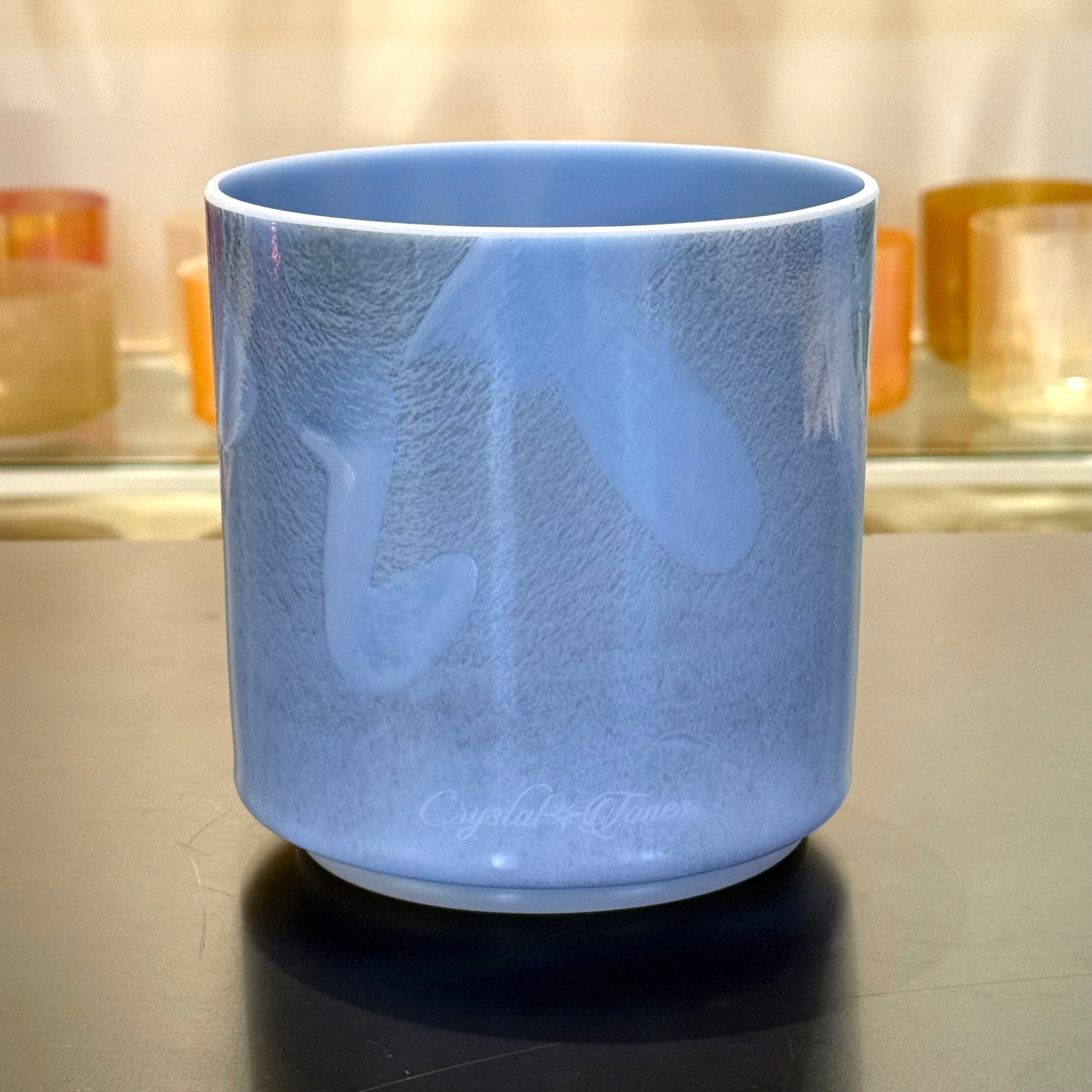 6" A-15 Larimar 132066 Crystal Tones® Alchemy Crystal Singing Bowl - Sacred Sound of the Soul