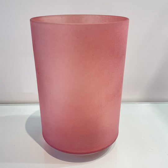 6" A-30 Morganite Frosted 102998 Crystal Tones® Alchemy Crystal Singing Bowl - Sacred Sound of the Soul