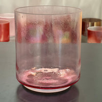 6" A+5 Pink Aura Gold 154813 Crystal Tones® Alchemy Crystal Singing Bowl