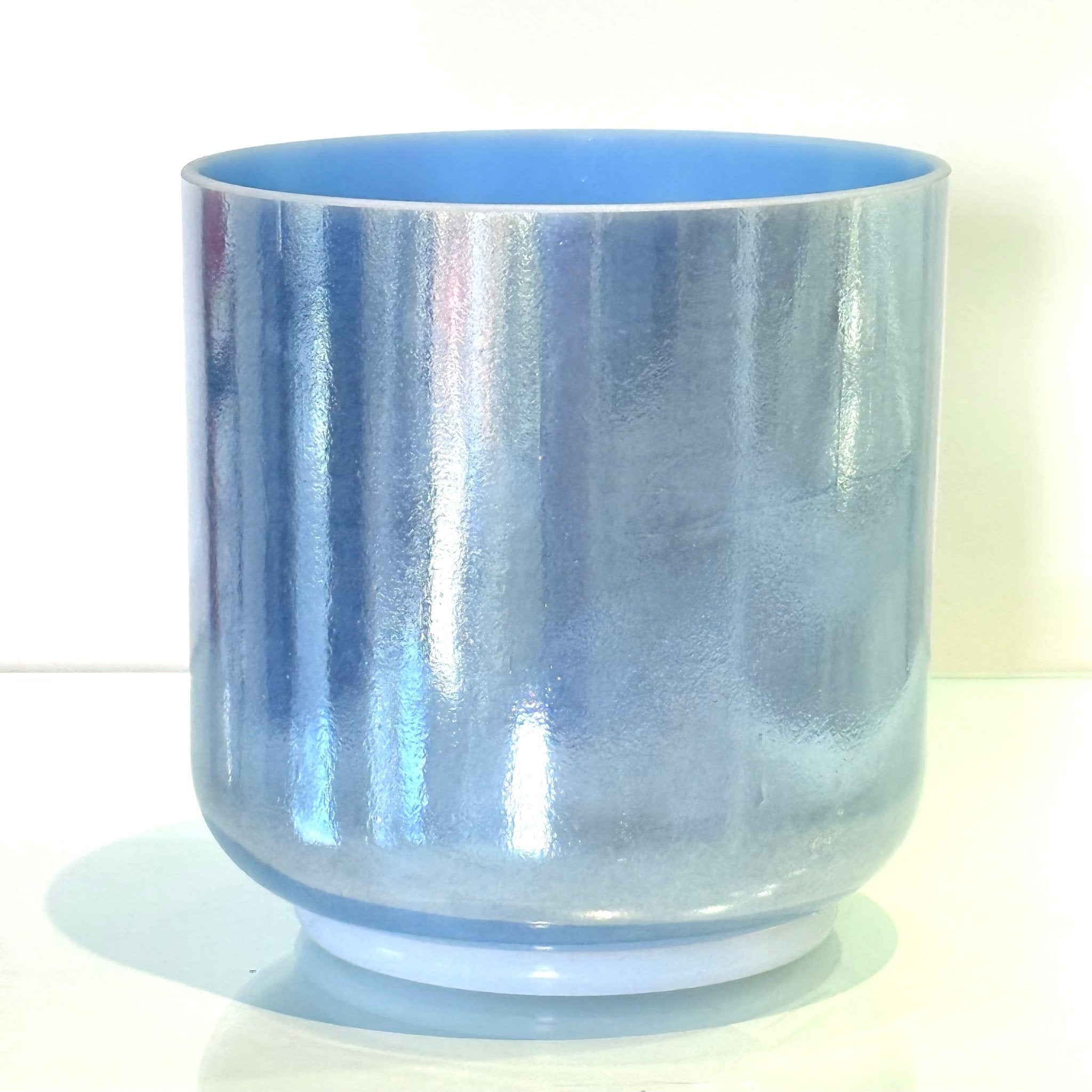 6" B0 Egyptian Blue, Palladium Bowl 114830 Crystal Tones® Alchemy Crystal Singing Bowl - Sacred Sound of the Soul