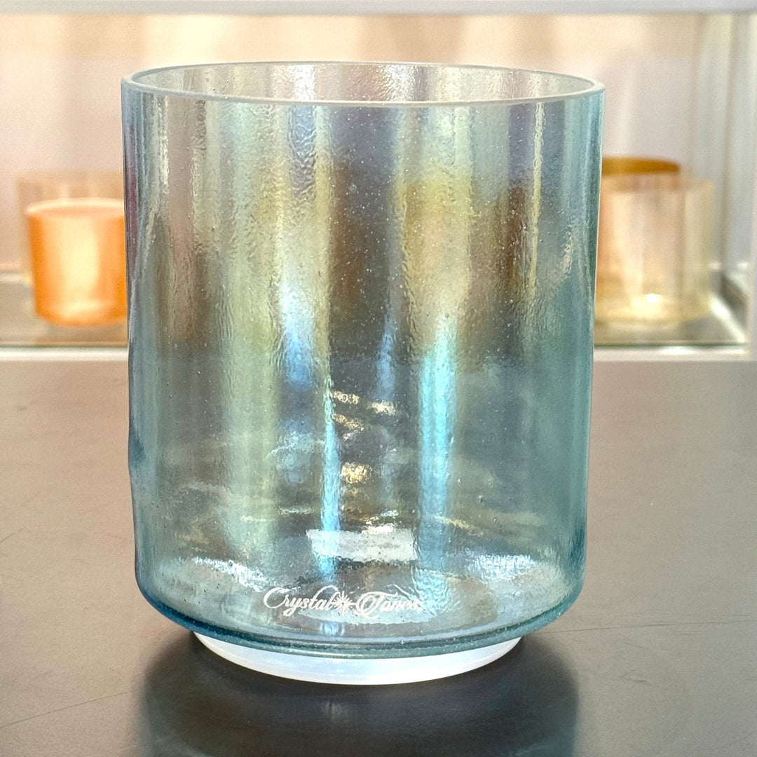 6" C-45 Aqua Aura Gold 158294 Crystal Tones® Alchemy Crystal Singing Bowl - Sacred Sound of the Soul