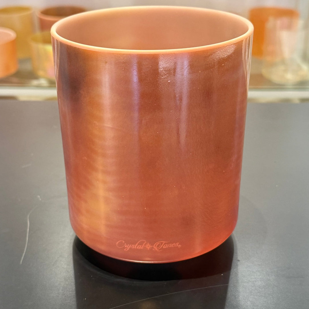 6" C+20 Monroe- Utah Hot Springs, Platinum, Celestial Rings 161247 Crystal Tones® Alchemy Crystal Singing Bowl - Sacred Sound of the Soul