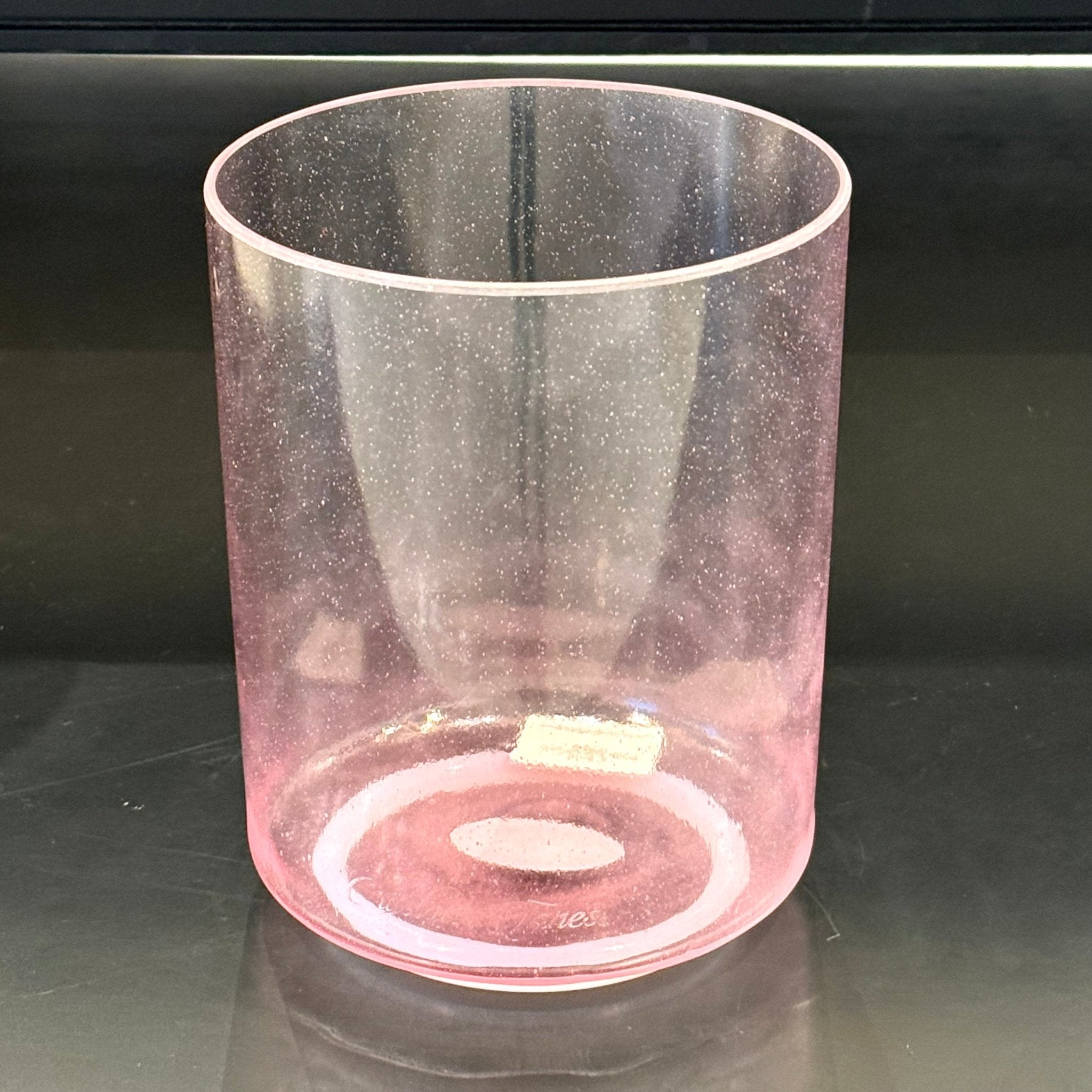 6" E+10 Pink Aura Gold 129648 Crystal Tones® Alchemy Crystal Singing Bowl - Sacred Sound of the Soul