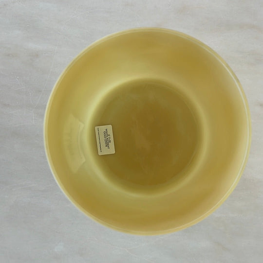 6" F+20 White Alchemy Gold Bowl 129578 Crystal Tones® Alchemy Crystal Singing Bowl - Sacred Sound of the Soul