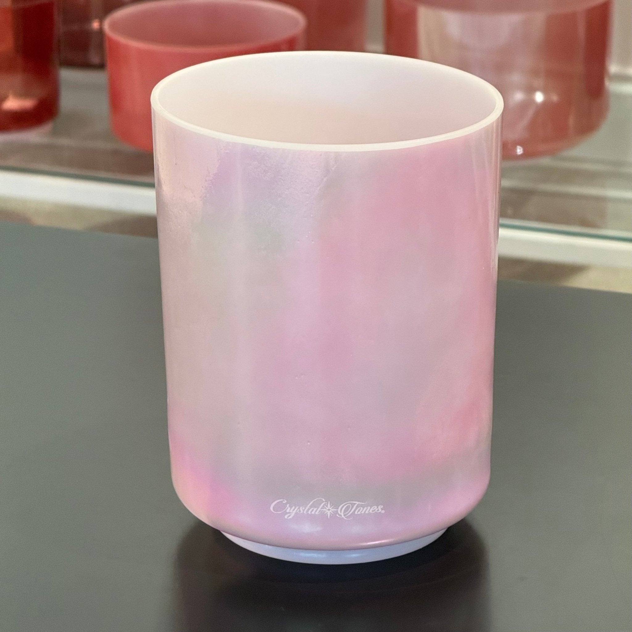 6" G-25 St. Germain Sky, Frosted Inside 153765 Crystal Tones® Alchemy Crystal Singing Bowl - Sacred Sound of the Soul