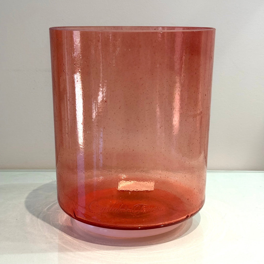 6" G+5 Rose Quartz Bowl 136383 Crystal Tones® Alchemy Crystal Singing Bowl - Sacred Sound of the Soul