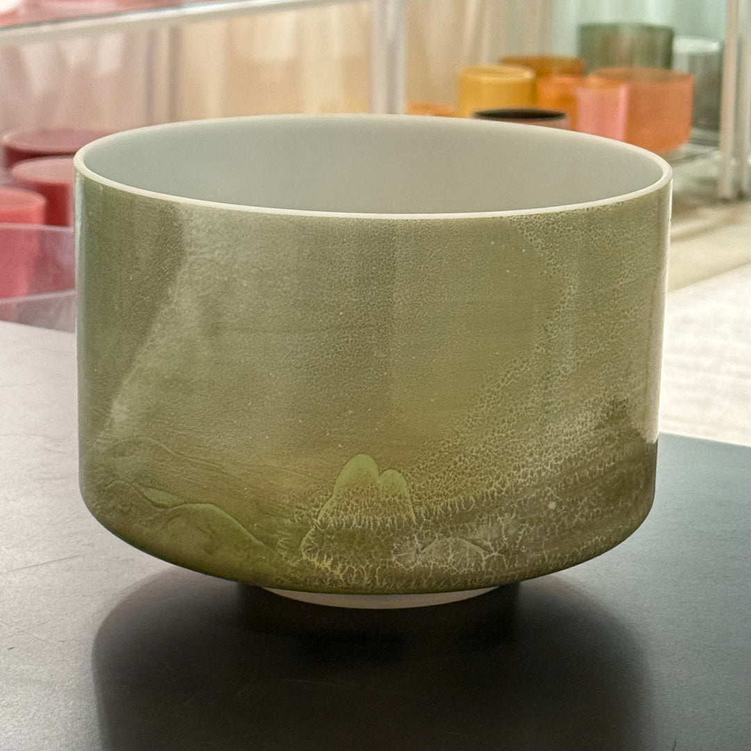 9" D#-30 Itoigawa Jade 148064 Crystal Tones® Alchemy Crystal Singing Bowl
