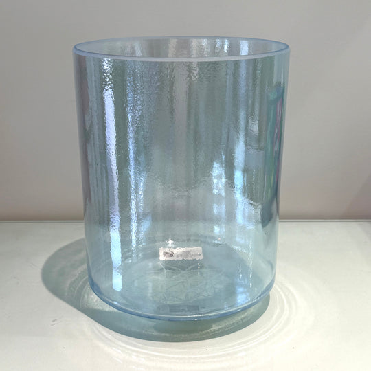 6" F#+5 Great Salt Lake Salt, Aqua Aura Gold 148429 Crystal Tones® Alchemy Crystal Singing Bowl