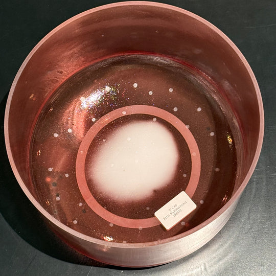 9" C#0 Blue Moonstone 158972 Crystal Tones® Alchemy Crystal Singing Bowl