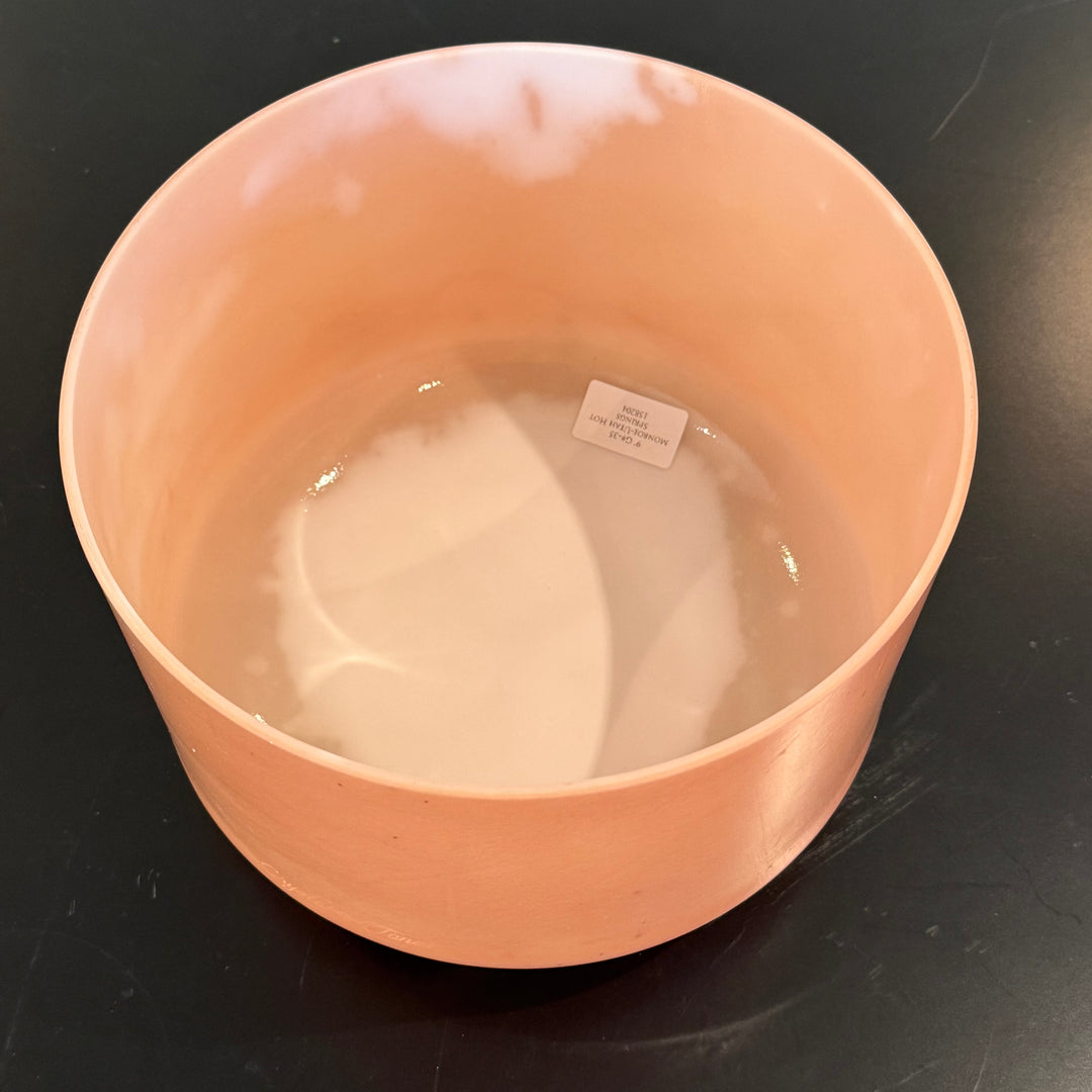 9" G#+35 Monroe-Utah Hot Springs 158204 Crystal Tones® Alchemy Crystal Singing Bowl