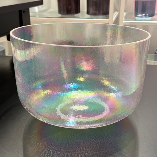 12" F#+45 Platinum 155267 Crystal Tones® Alchemy Crystal Singing Bowl
