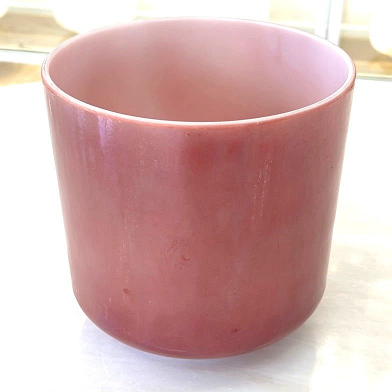 7" A-50 Rose Quartz, Ocean Indium 111183 Crystal Tones® Alchemy Crystal Singing Bowl - Sacred Sound of the Soul