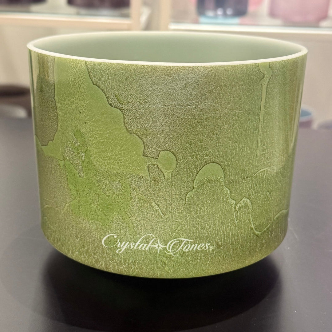 7" A+25 Itoigawa Jade 136222 Crystal Tones® Alchemy Crystal Singing Bowl - Sacred Sound of the Soul