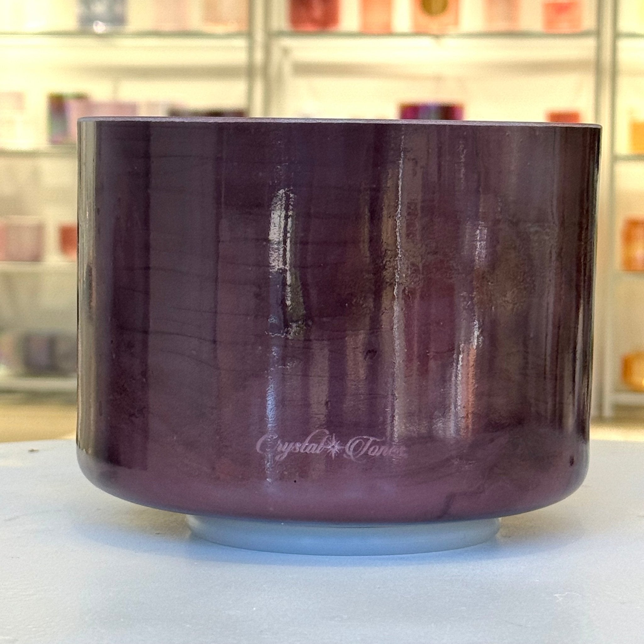 7" A+5 Sugilite 154666 Crystal Tones® Alchemy Crystal Singing Bowl - Sacred Sound of the Soul