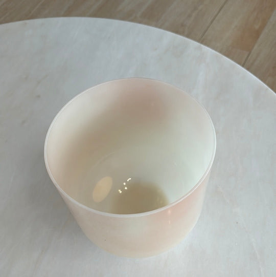 7" C0 Sunstone Round Bottom Bowl 129508 Crystal Tones® Alchemy Crystal Singing Bowl - Sacred Sound of the Soul