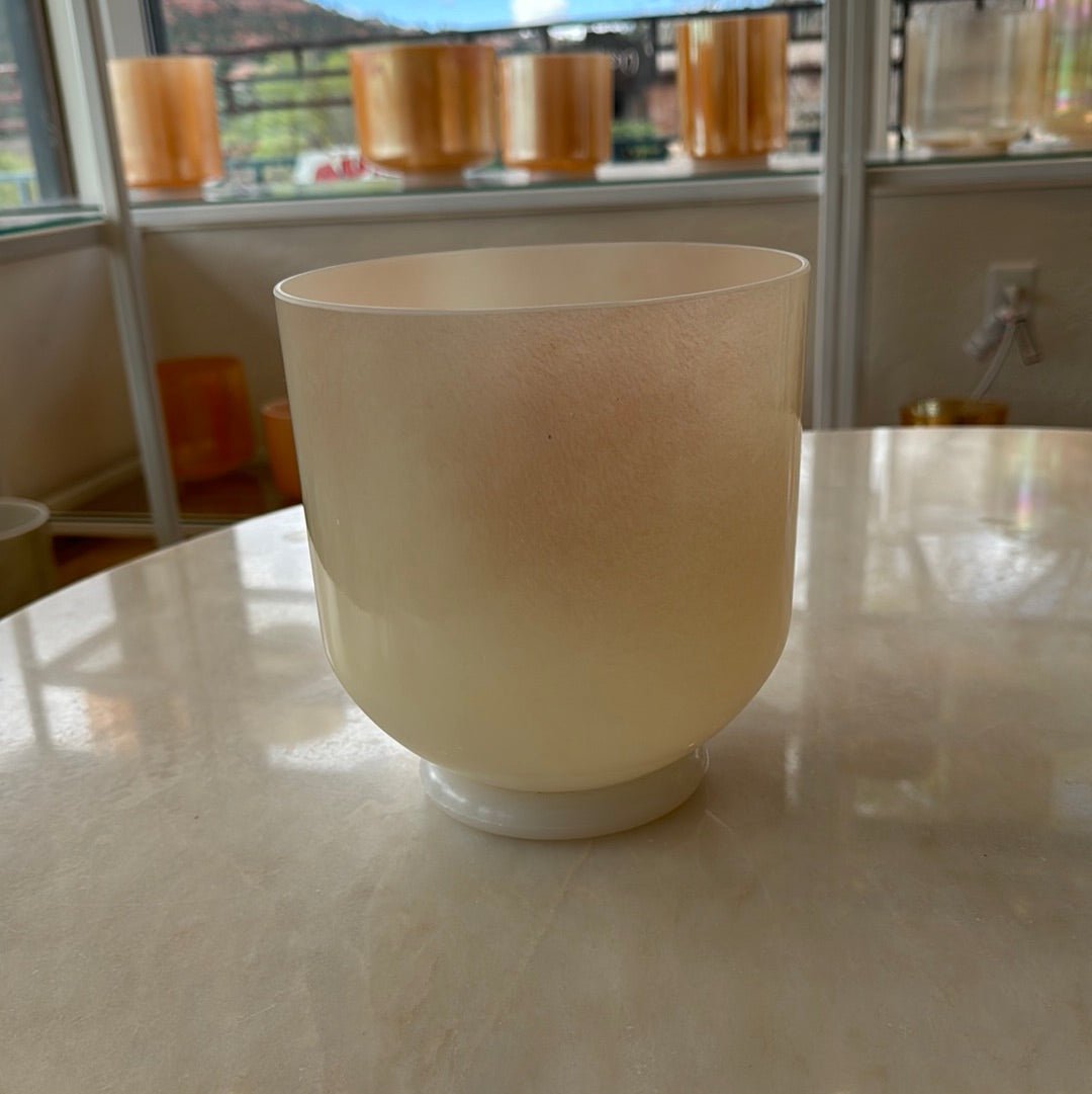 7" C0 Sunstone Round Bottom Bowl 129508 Crystal Tones® Alchemy Crystal Singing Bowl - Sacred Sound of the Soul
