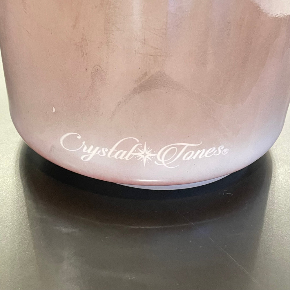 7" C+25 Kunzite, Palladium Bowl 132812 Crystal Tones® Alchemy Crystal Singing Bowl - Sacred Sound of the Soul