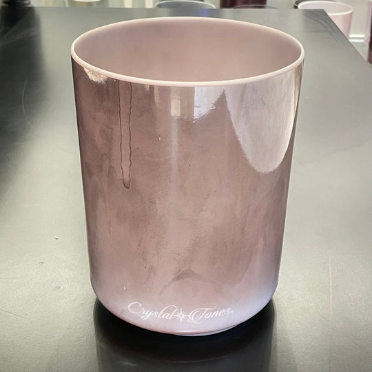 7" C+25 Kunzite, Palladium Bowl 132812 Crystal Tones® Alchemy Crystal Singing Bowl - Sacred Sound of the Soul