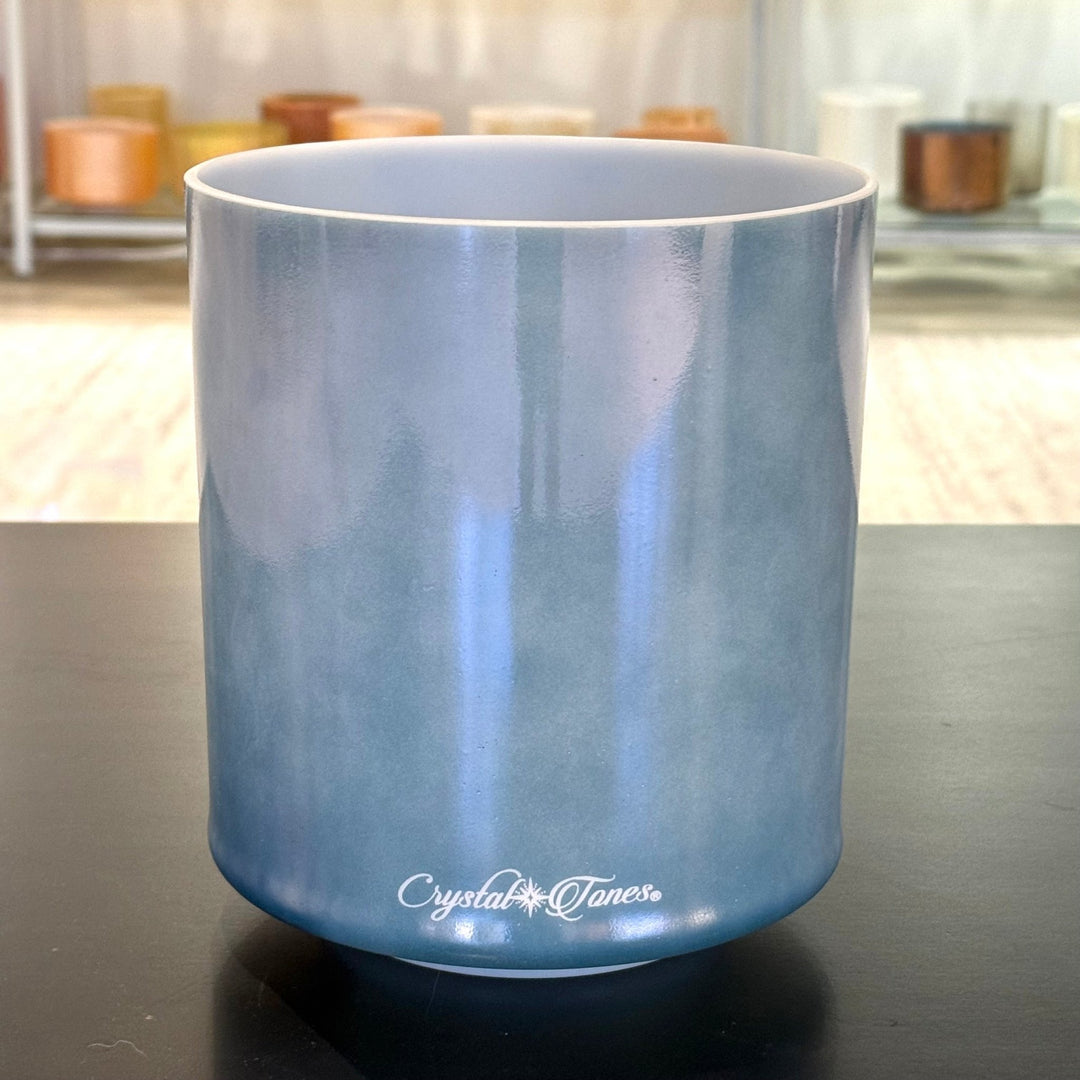 7" D#0 Zeal Point Ocean Gold Bowl 130241 Crystal Tones® Alchemy Crystal Singing Bowl - Sacred Sound of the Soul