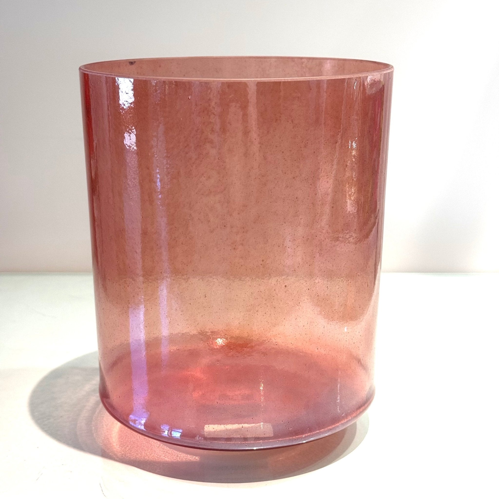 7" D+5 Rose Quartz, White Light Aura Gold Bowl 120701 Crystal Tones® Alchemy Crystal Singing Bowl - Sacred Sound of the Soul