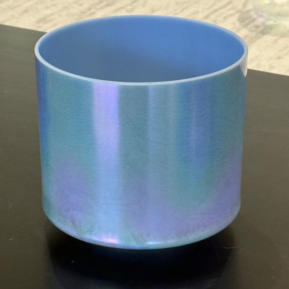 7" E+30 Turquoise, Platinum Bowl 123184 Crystal Tones® Alchemy Crystal Singing Bowl - Sacred Sound of the Soul