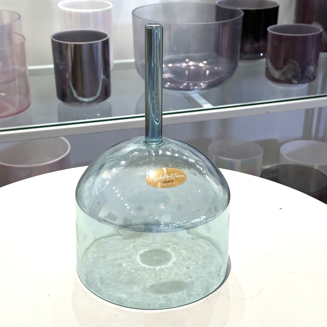 7" F-35 Aqua Aura Gold 162415 Crystal Tones® Practitioner Crystal Singing Bowl - Sacred Sound of the Soul