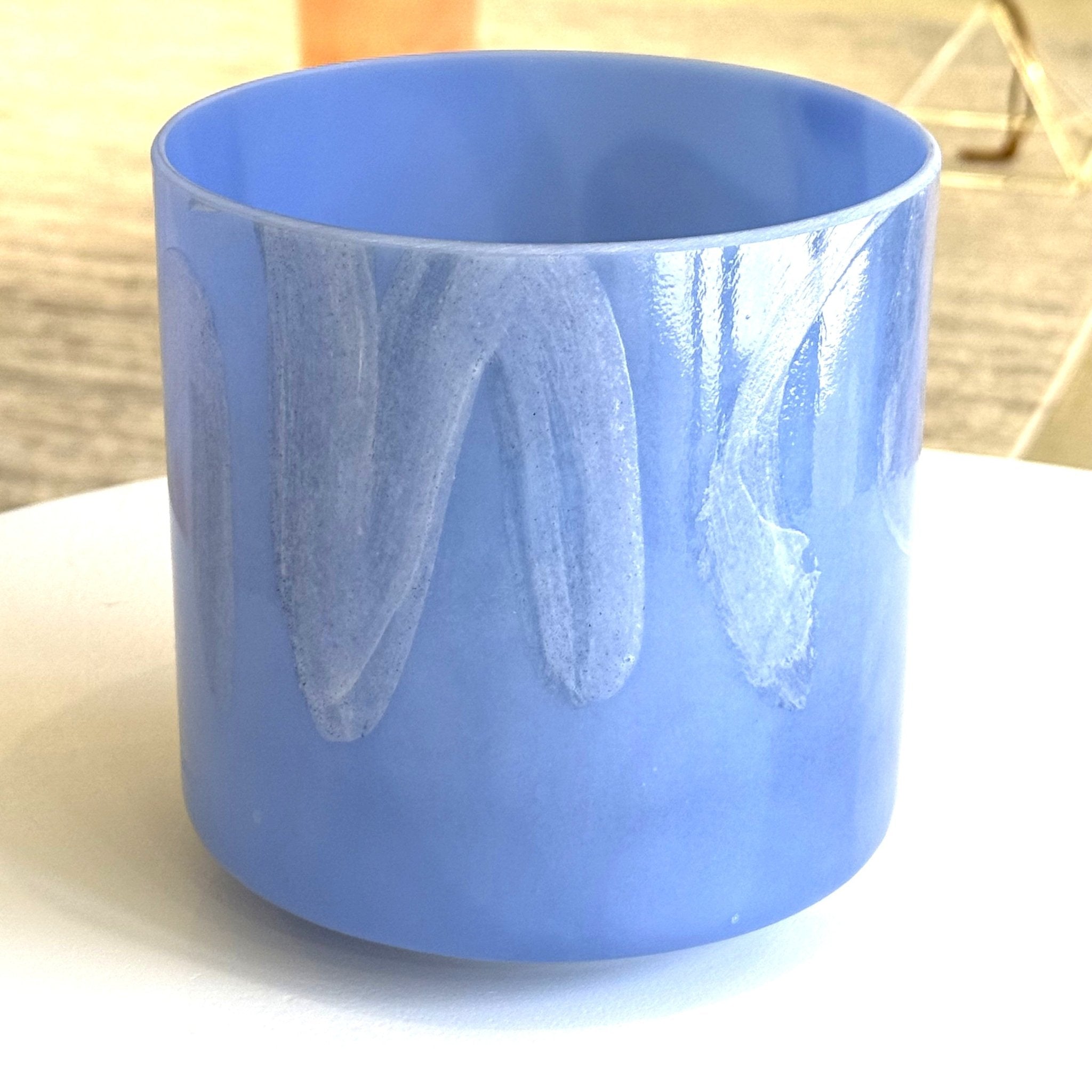 7" F-35 Larimar 129554 Crystal Tones® Alchemy Crystal Singing Bowl - Sacred Sound of the Soul